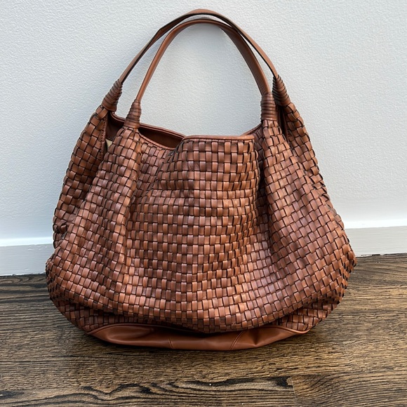 Ann Taylor Handbags - NWT Woven leather shoulder/hobo bag